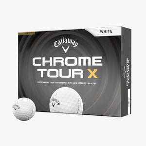 CALLAWAY CHROME TOUR X WHITE 2026 GOLF BALL DOZEN
