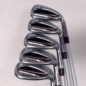 Ping G LE 2 Iron Set 8-PW+GW+SW Black Dot ULT240 Lite Ladies Graphite Womens LH