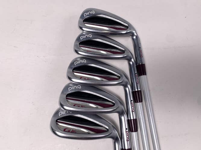 Ping G LE 2 Iron Set 8-PW+GW+SW Black Dot ULT240 Lite Ladies Graphite Womens LH