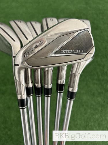 LH Taylormade Stealth Iron Set 4-P / KBS Max MT 85 Stiff