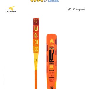 2025 Easton Hype Fire Composite USABat Certified Bat (-5) 26 oz 31" (New)