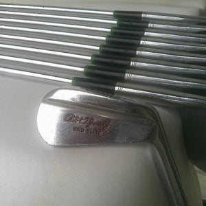 1940s Spalding Robert Jones Jr. KRO-FLITE D, FW Woods, 2i-9i Iron Set, Putter