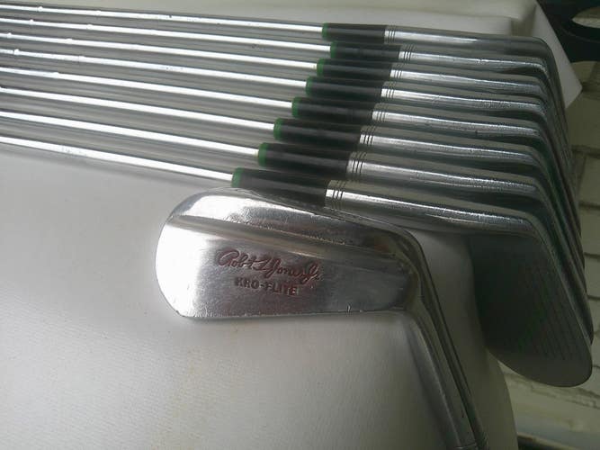 1940s Spalding Robert Jones Jr. KRO-FLITE D, FW Woods, 2i-9i Iron Set, Putter