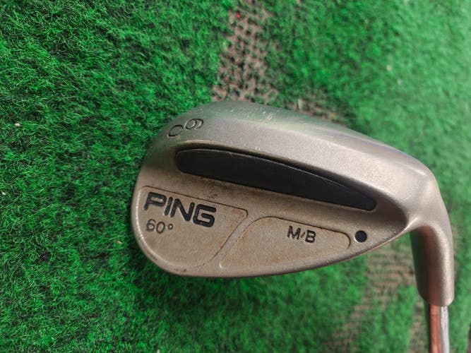 Ping Black Dot M/B Lob Wedge LW Steel Shaft Regular Flex 60 Degree