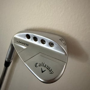 Callaway Callaway Jaws Raw Chrome Left Hand Wedge 56 Degree Steel Shaft