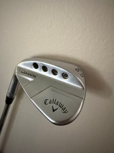 Callaway Callaway Jaws Raw Chrome Left Hand Wedge 56 Degree Steel Shaft