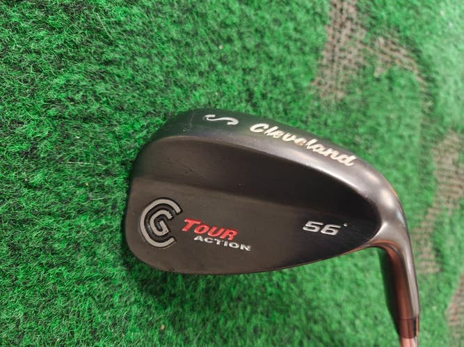 Cleveland Tour Action Red Black Sand Wedge SW Steel Shaft Regular Flex