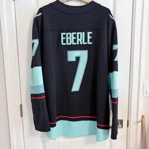 Authentic Fanatics Seattle Kraken Jordan Eberle Jersey Size 3XL