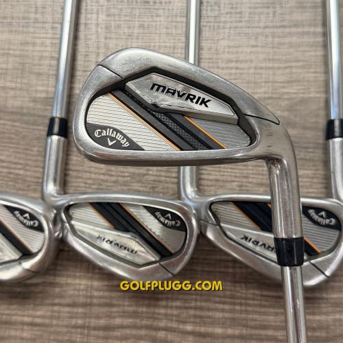 Callaway Mavrik Iron Set 4-PW / Elevate Steel, Stiff (84)