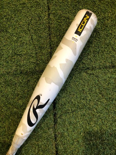 2025 Rawlings Icon Composite Bat USSSA Certified (-10) Composite 21 oz 31" (Used)