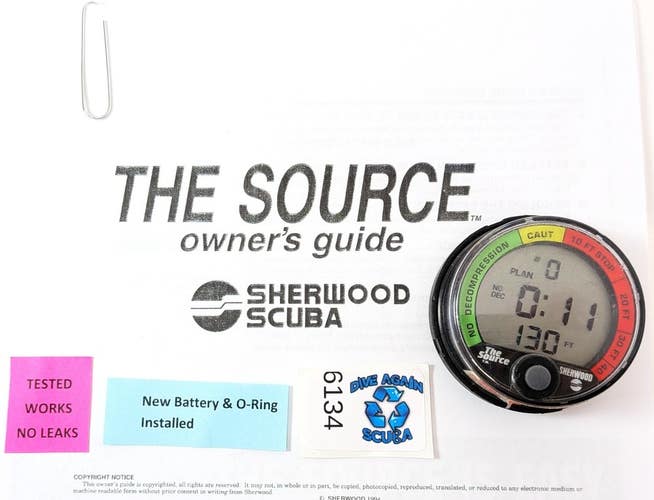 Sherwood The Source Puck Scuba Dive Diving Computer Module (Genesis)       #6134