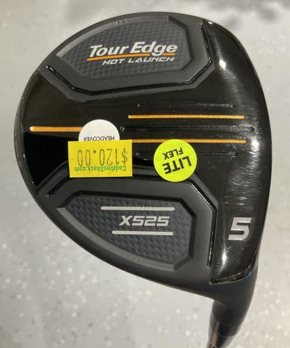Tour Edge HOT LAUNCH X525 #5 Fairway Wood 41" MAMIYA Senior Flex Graphite MRH