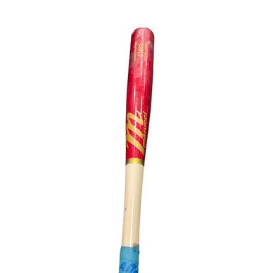 Used Marucci AM 22 BB/SB Wood Bat Maroon 29" 11859-S000029202