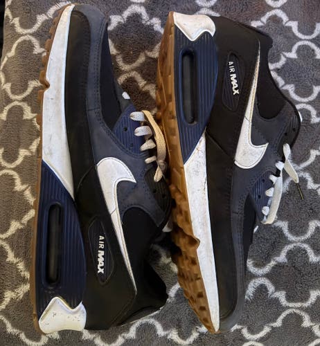 Blue Unisex Size M 10.0 (W 11.0) Adult Nike Air Max 90 Shoes (Used)