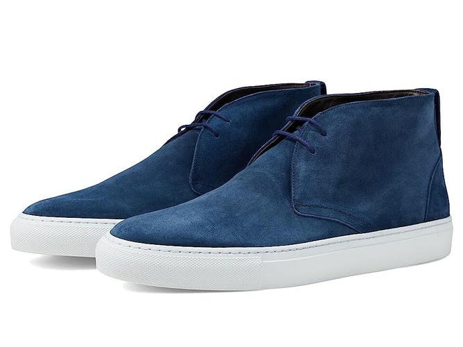 To Boot New York Argento Chukka Men's Size 7 Blue White Suede Ankle Shoes FZP078