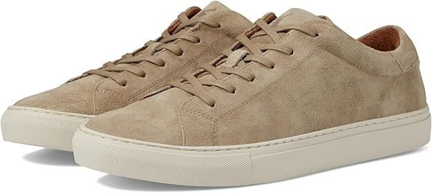 Polo Ralph Lauren Jermain II Sneakers Men's 7.5 Dirty Buck Suede Shoes FZP097