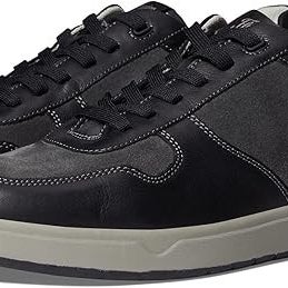 Florsheim Heist 6-Eye 14380-009 Sneaker Men 7.5 Black Charcoal Suede Shoe FZP077