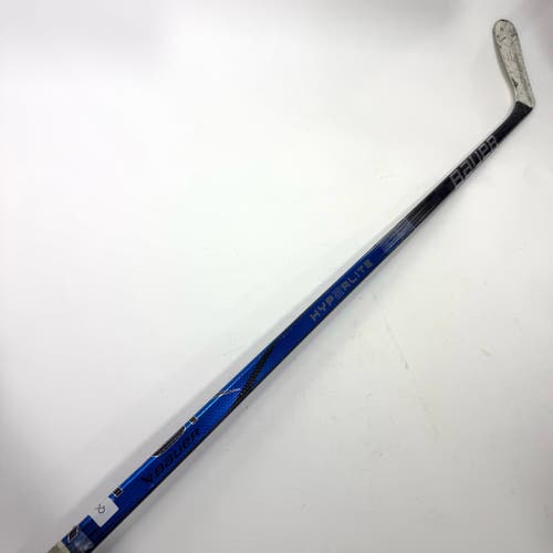 Repaired Left Handed Blue Bauer Hyperlite 2 - 87 Flex P92 Curve - #QQ437