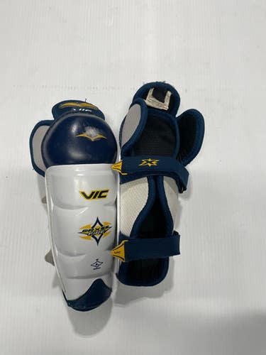 Used Vic CRXSSFIRE Youth Shin Guards White 9" 11769-S000028726