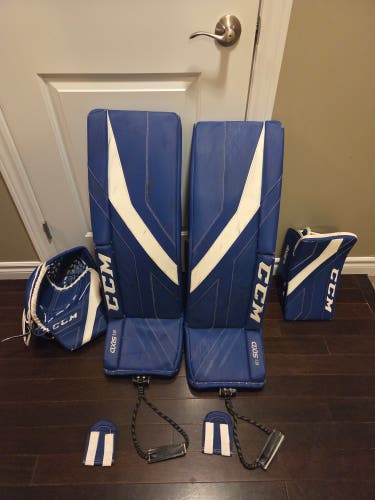 35" 2022 CCM Axis 1.9 Full Right Goalie Full Set (Used)