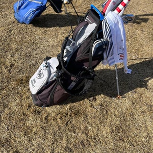 Taylormade Lightweight Stand Bag Black 4-Way Divider Golf Bag