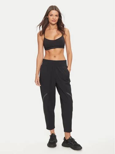 Under Armour Unstoppable Pants Women's Medium Black Elastic Waist Trouser SRT79