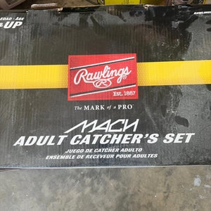White Rawlings Mach Catcher's Set (New)