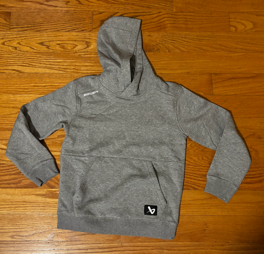 Bauer Ultimate Hoodie Youth Large Gray New