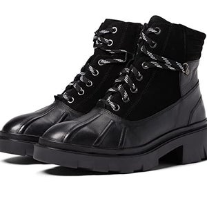 Faryl By Farylrobin Wilma Boots Women's US 15 Black Leather Block Heel JOBB160