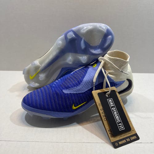 Nike Phantom 6 High Elite FG Soccer Cleats Mens 7 Blue Fear Nothing HQ2328-400