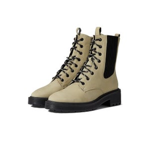 FARYL by Farylrobin Nadine Boots Women's US 12 Olive Leather Round Toe JOBB175