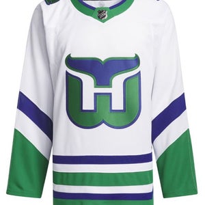 Carolina Hurricanes adidas White Whalers Primegreen Authentic Jersey Size 54 NWT