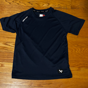 Bauer Youth XL Navy Dri Fit T Shirt New