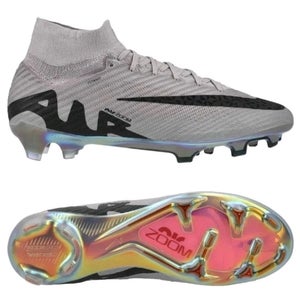 Nike Men's 7.5 Mercurial Superfly 9 Elite FG Grey Soccer Cleats HF4382-001 New