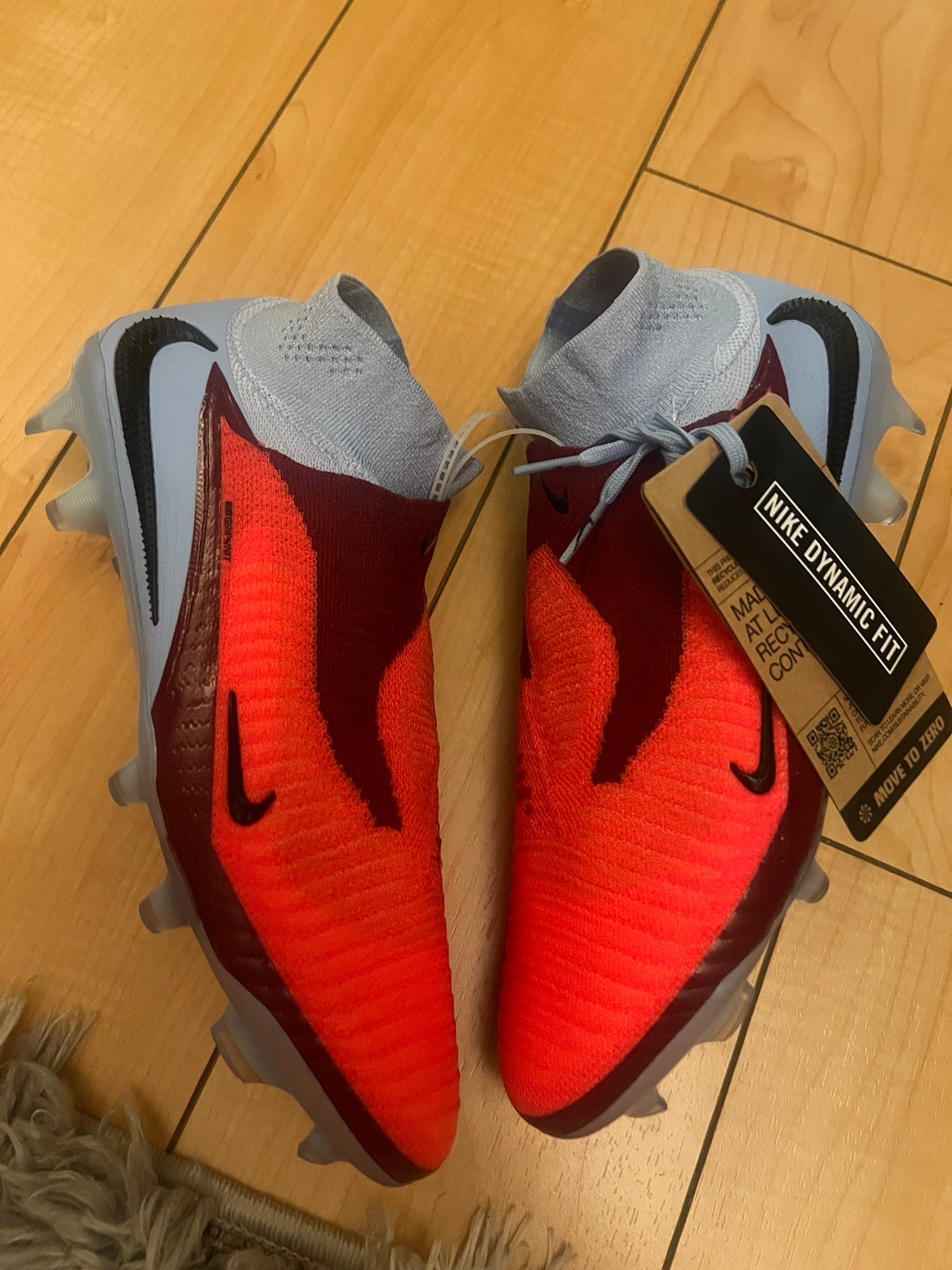 Nike Phantom 6 High Elite FG Royal Tint Bright Crimson HJ2147 400 Men’s Size 8.5 Nike Phantom 6 High Elite FG Royal Tint Bright Crimson  main image 3