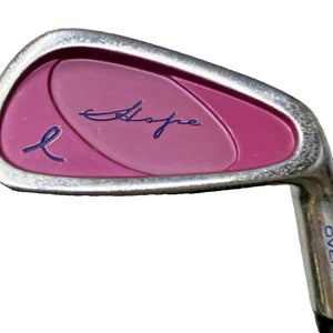 Wilson Hope Pink Ribbon Oversize 9 Iron RH Women's Graphite 35" Nice Lamkin Grip