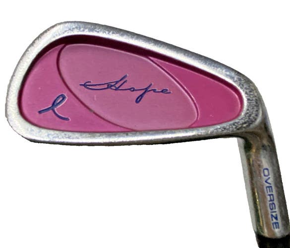 Wilson Hope Pink Ribbon Oversize 9 Iron RH Women's Graphite 35" Nice Lamkin Grip