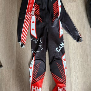 Canadian Large Helly Hansen Padded Ski Suit (Used) FIS Legal