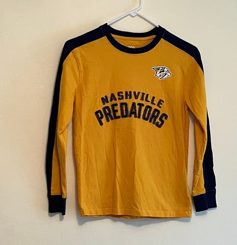 NHL Nashville Predators Youth Medium LS Tee