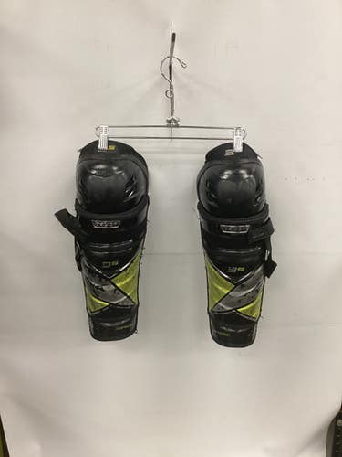 Used Bauer SUPREME 3S Intermediate Shin Guards Black 13" 11851-S000043532