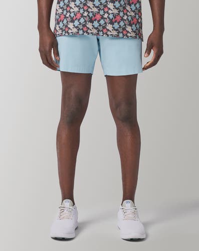 TRAVISMATHEW WANDERLUST SHORT 7IN FORGET ME NOT PRINT