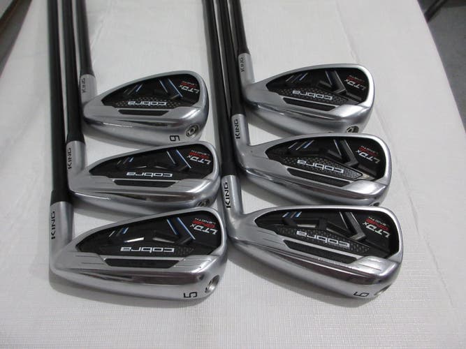 Cobra King LTDx One Length Iron Set - 5-PW - PGI 65 Senior Flex Graphite