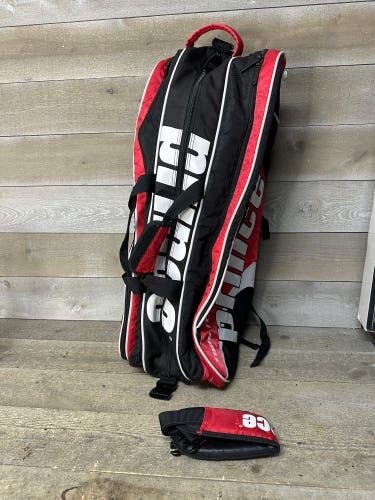 Prince Tour Team Thermo Insulated 12 Pack Tennis Racquet Backpack Bag Large Red