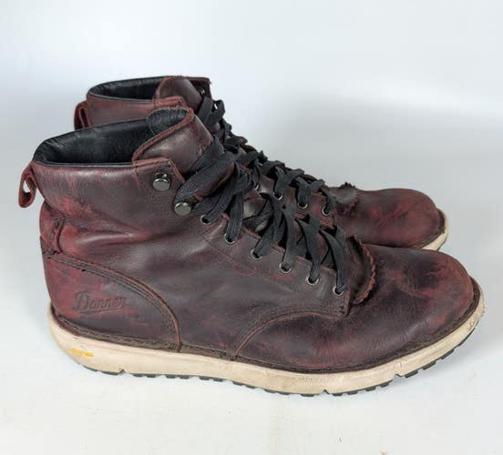 Danner Logger 917 Port Burgundy Mens Size 10.5 D Leather Hiking Outdoor Boots