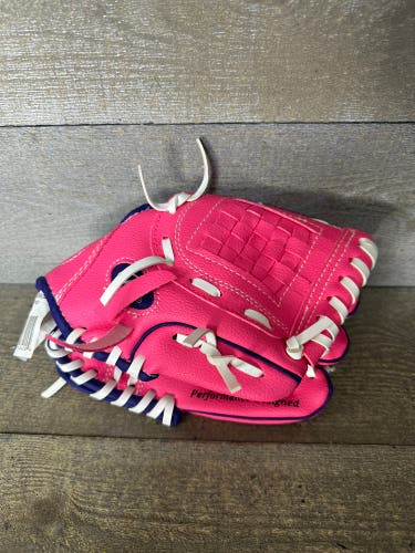 Rawlings PL90PPW Pink & Purple Softball Glove Youth Players Series RHT