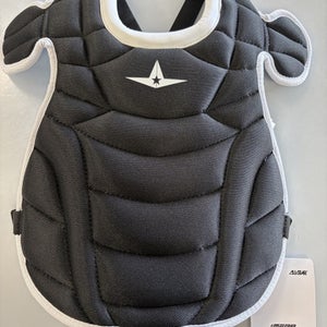 Used All-Star CHEST PROTECTOR 13 INCH Catchers Chest Protector Black Junior 11860-S000305710