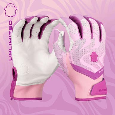 New EASTON GHOST ETHOS WMNS LG LILAC UNLIMITED FP BATTING GLOVES 11860-EASE00718960