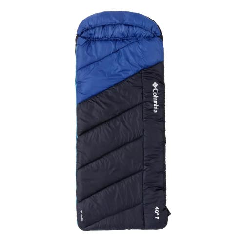 Columbia Coalridge Sleeping Bag Unsiex Black 6.5 Foot 40 F Insulated Hood TEN3