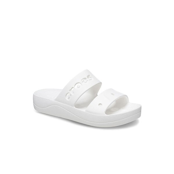 Crocs Baya 208188-100 Sandals Women's US 8 White Round Toe Platform GBO1625