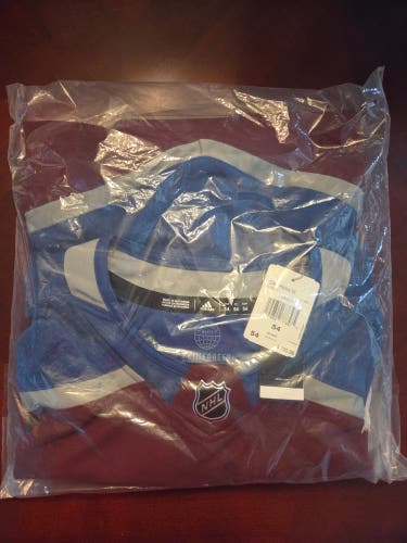 Colorado Avalanche adidas Home Primegreen Authentic Jersey Burgundy Size 54 NWT